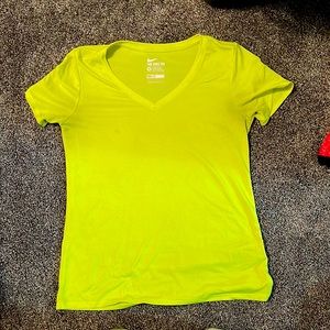 Neon Nike dri-fit tee